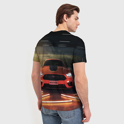 Мужская футболка Форд Мустанг, Ford Mustang / 3D-принт – фото 4