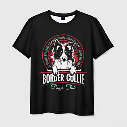 Мужская футболка Бордер-Колли Border Collie
