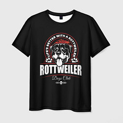 Мужская футболка Ротвейлер Rottweiler