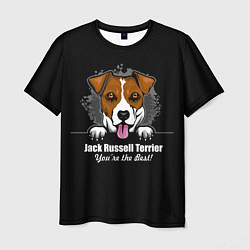 Футболка мужская Джек-Рассел-Терьер Jack Russell Terrier, цвет: 3D-принт