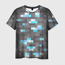 Мужская футболка АЛМАЗНАЯ РУДА DIAMOND ORE MINCRAFT