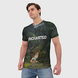 Футболка мужская Uncharted На картах не значится, цвет: 3D-принт — фото 2