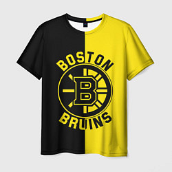 Футболка мужская Boston Bruins, Бостон Брюинз, цвет: 3D-принт