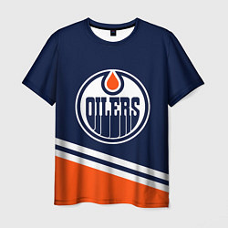 Мужская футболка Edmonton Oilers Эдмонтон Ойлерз