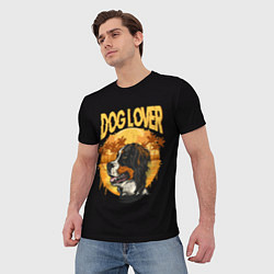 Футболка мужская Любитель Собак Dog Lover, цвет: 3D-принт — фото 2