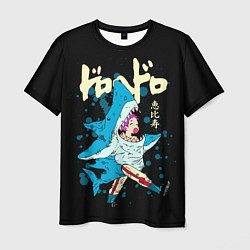 Мужская футболка DOROHEDORO: Эбису в костюме акулы