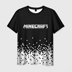 Мужская футболка Minecraft Майнкрафт логотип