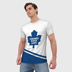 Футболка мужская Toronto Maple Leafs Торонто Мейпл Лифс, цвет: 3D-принт — фото 2