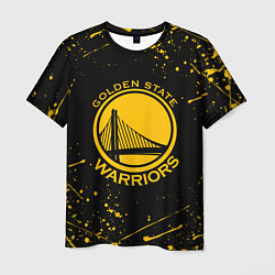 Мужская футболка GOLDEN STATE WARRIORS? , БРЫЗГИ КРАСОК