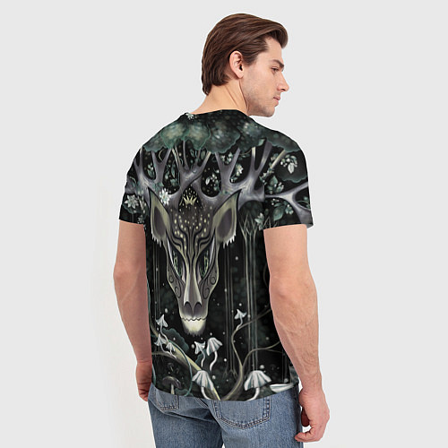Мужская футболка Король олень / 3D-принт – фото 4
