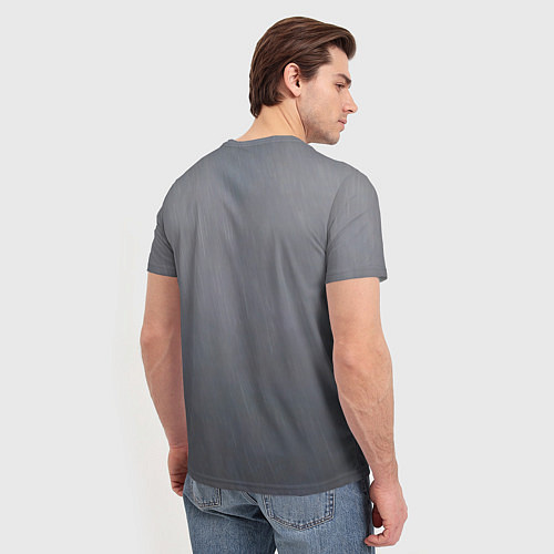 Мужская футболка Джинкс под дождём / 3D-принт – фото 4