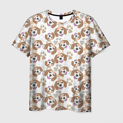 Мужская футболка Бигль Собака