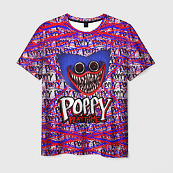 Мужская футболка Huggy Wuggy: Poppy Pattern