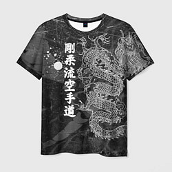 Мужская футболка Токийский Дракон Иероглифы Dragon Japan