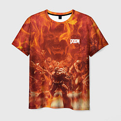 Мужская футболка Hell Monster vs Doom