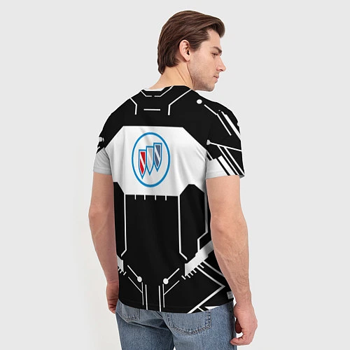 Мужская футболка Buick Лого Эмблема спина / 3D-принт – фото 4