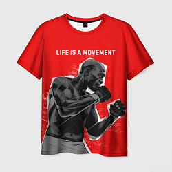 Мужская футболка Life is a movement