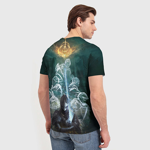 Мужская футболка Elden Ring рыцарь и предшественники серии Souls El / 3D-принт – фото 4