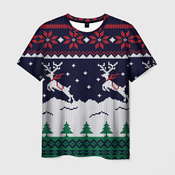 Мужская футболка СВИТЕР С ОЛЕНЯМИ DEER SWEATER