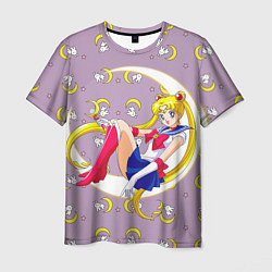 Мужская футболка Sailor Moon Usagi