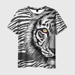 Мужская футболка Голова тигра 22