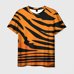 Мужская футболка Шкура шерсть тигра