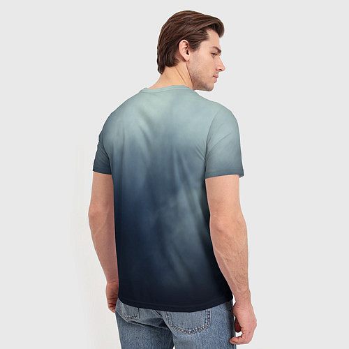 Мужская футболка JioK огонь / 3D-принт – фото 4