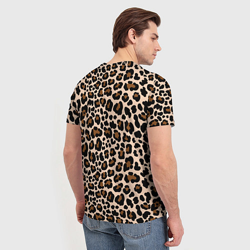 Мужская футболка Леопардовые Пятна / 3D-принт – фото 4