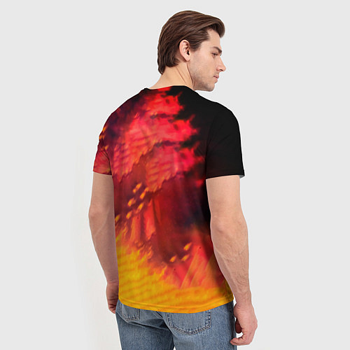 Мужская футболка Крещение огнём - Ария / 3D-принт – фото 4