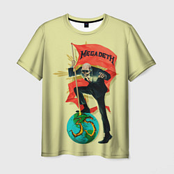 Мужская футболка Megadeth world