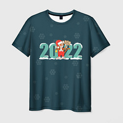 Мужская футболка Новый год 2022 Год тигра