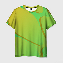 Футболка мужская Градиентная абстракция, цвет: 3D-принт