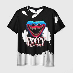Мужская футболка Poppy Playtime Перья