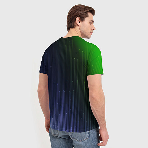 Мужская футболка RAINBOW SIX SIEGE Абстракция / 3D-принт – фото 4