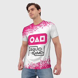 Футболка мужская SQUID GAME Краска, цвет: 3D-принт — фото 2