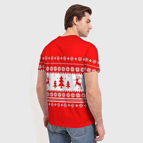 Мужская футболка ПАПА РОЖДЕСТВЕНСКИЙ / 3D-принт – фото 4