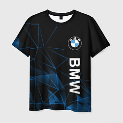 Футболка мужская BMW, БМВ ГЕОМЕТРИЯ ПОЛОСЫ, цвет: 3D-принт