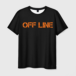 Мужская футболка Офлайнoffline