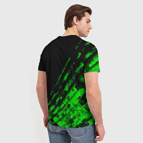 Мужская футболка Monster Energy Текстура / 3D-принт – фото 4