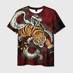 Мужская футболка Тигр со Змеёй 2022