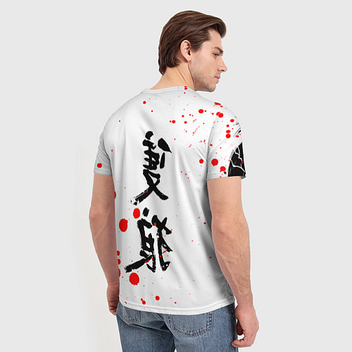 Мужская футболка GHOST OF TSUSHIMA ДРАКОН НА СПИНЕ / 3D-принт – фото 4