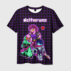 Мужская футболка Deltarune Logo Characters