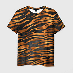 Футболка мужская В шкуре тигра, цвет: 3D-принт