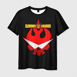 Мужская футболка Логотип Гуррен - Лаганн
