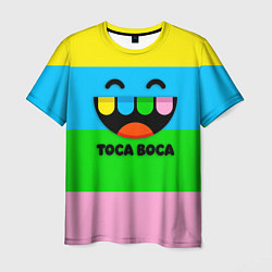 Футболка мужская Toca Boca Logo Тока Бока, цвет: 3D-принт