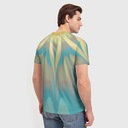 Мужская футболка Летнее солнце Абстракция 541-251-w1 Дополнение / 3D-принт – фото 4
