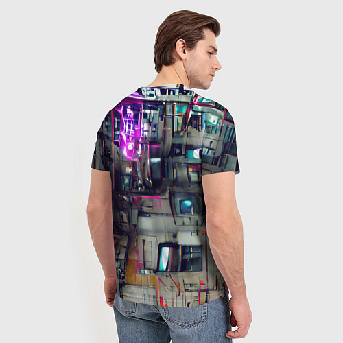 Мужская футболка Инженерия / 3D-принт – фото 4