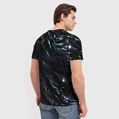 Мужская футболка Элегантный инопланетянин / 3D-принт – фото 4