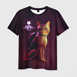 Мужская футболка Stray: Wandering Cat