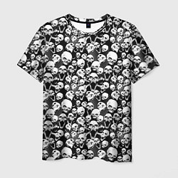 Мужская футболка Screaming skulls & web